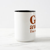 Weg GEHE ich lese Tasse (Mittel)