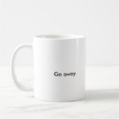 "Weg" gehen Kaffee-Tasse Kaffeetasse (Links)