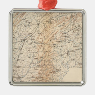 Weg, Gettysburg-Kampagne Silbernes Ornament