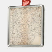 Weg, Gettysburg-Kampagne Silbernes Ornament (Links)