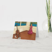 Weg gezeichnet karte (Vorderseite)