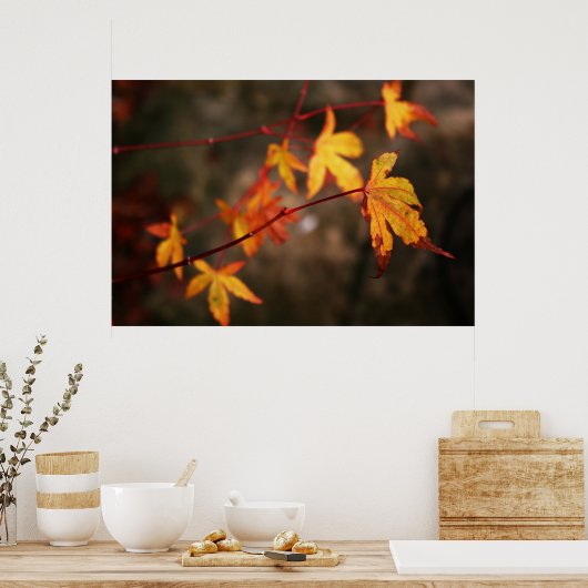 Weg Herbst Poster Print (Küche)