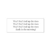 Weg! Hey! Und sie steigt auf! Stempel (Prägung)