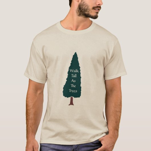 Weg hoch als die Bäume - T - Shirt (Vorderseite)