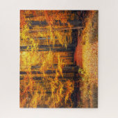 Weg im Herbstpark Puzzle (Vertikal)