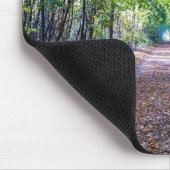 Weg im Herbstwald, Saint Germain Wald Mousepad (Ecke)