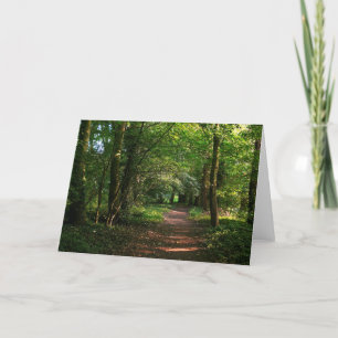 Weg im Holz Karte