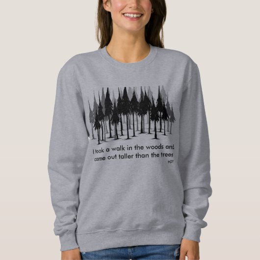 Weg im Holz - Sweatshirt (Vorderseite)