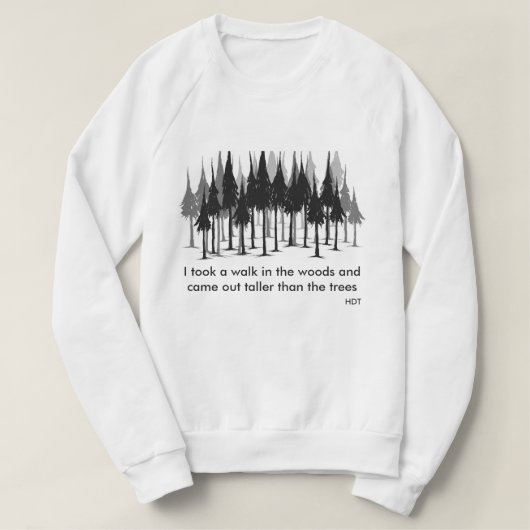 Weg im Holz - Sweatshirt (Design vorne)