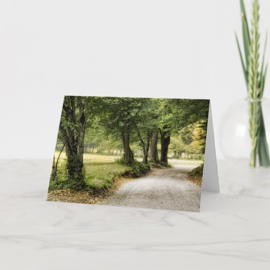 Weg im Land Karte (Vorderseite)