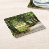 Weg im Land Rechteckiger Pappuntersetzer (angewinkelt)