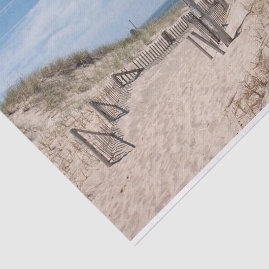 Weg im Sand zum Strand Seidenpapier (Ausschnitt)