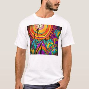 Weg im Sun-Weiß-T - Shirt