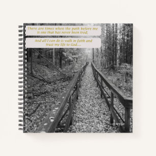 Weg in den Glauben - Inspiration Notizblock