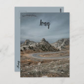 Weg in den Irak Postkarte (Vorne/Hinten)
