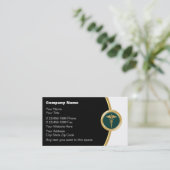 Weg in den Klinik-Visitenkarten Visitenkarte (Stehend Vorderseite)