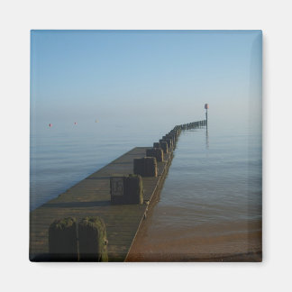 Weg in den mistigen Ozean Magnet