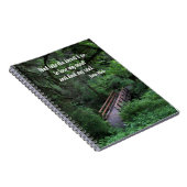 Weg in den Wald John Muir Zitat Notizblock (Rechte Seite)