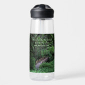 Weg in den Wald John Muir Zitat Trinkflasche (Vorne)