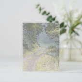 Weg in den Wald Postkarte (Stehend Vorderseite)