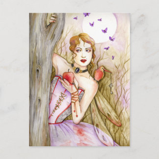 Weg in die dunkle - dunkle Fairies Serie Postcard Postkarte