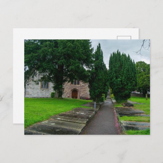 Weg in die Geschichte: Pfarrkirche St. Asaph, Wale Postkarte (Vorne/Hinten)