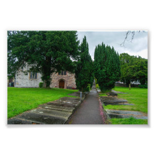 Weg in die Geschichte: St. Asaph Parish Church, Wa Fotodruck