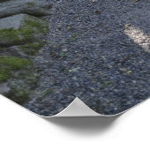 Weg in die Ruhe - Japanischer Garten Poster (Ecke)