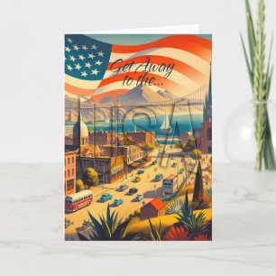 Weg in die USA Karte