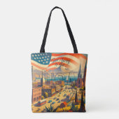 Weg in die USA Tasche (Rückseite)