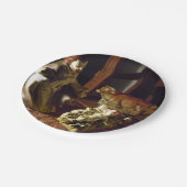 WEG IN EINER KRIPPE PAPPTELLER (Schrägansicht)