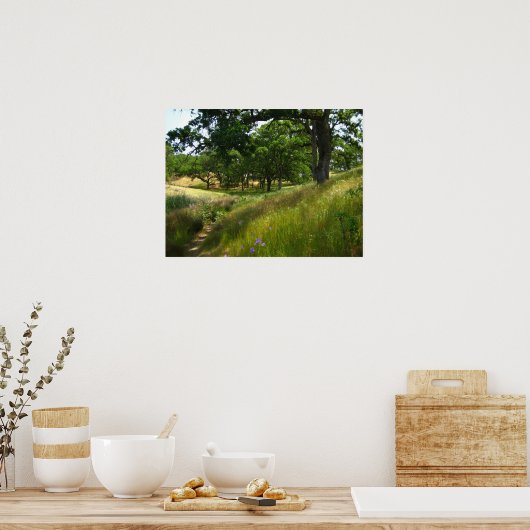 "Weg in Ruhe" Poster (Küche)