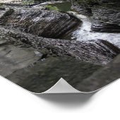 Weg in Watkins Glen, New York Poster (Ecke)