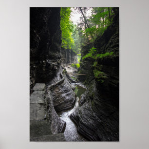Weg in Watkins Glen, New York Poster