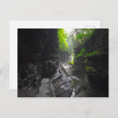 Weg in Watkins Glen, New York Postkarte (Vorne/Hinten)
