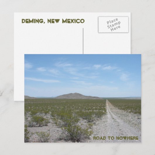 Weg ins Nichts Postkarte (Vorne/Hinten)