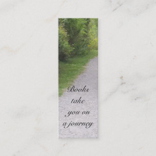 "Weg-" Lesezeichen Mini Visitenkarte