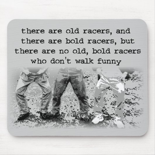 Weg-lustiger Schmutz-FahrradMotocross Mousepad (Vorne)