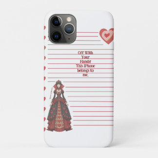 Weg mit deinen Händen! Herzenskönigin Case-Mate iPhone Hülle
