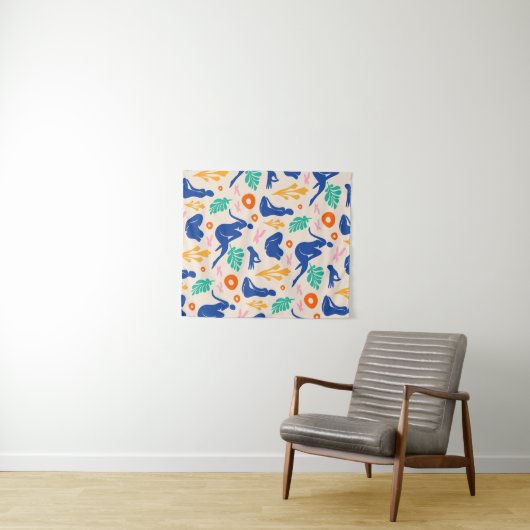 Weg mit der Natur Wandteppich (Beispiel (Horizontal))