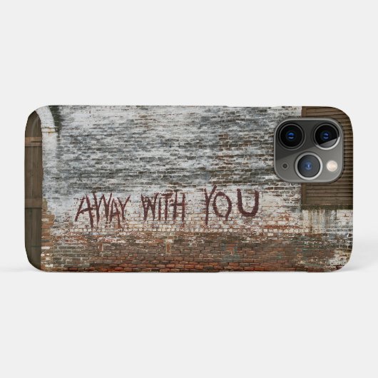 Weg mit dir Case-Mate iPhone hülle (Rückseite (Horizontal))