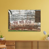 Weg mit dir leinwanddruck (Insitu (Wohnzimmer))