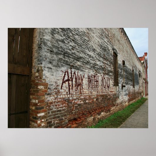 Weg mit dir poster (Vorne)
