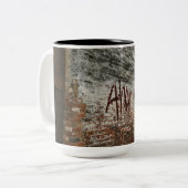 Weg mit dir zweifarbige tasse (Vorderseite Links)