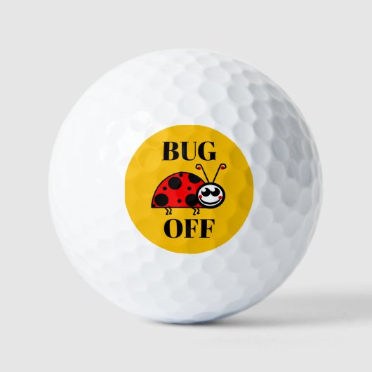 Weg mit Golfbällen Golfball (Vorderseite)