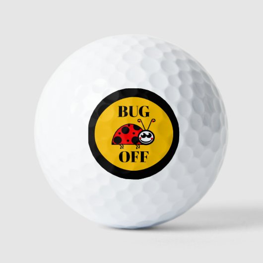Weg mit Golfbällen Golfball (Vorderseite)