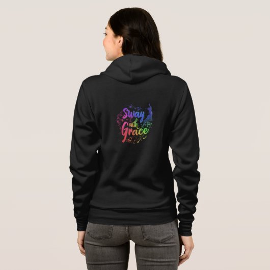 "Weg mit Grace" Full-Zip Hoodie. T-Shirt Hoodie (Schwarz voll)