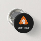 WEG MIT TRUMP T-Shirt Button (Vorne & Hinten)