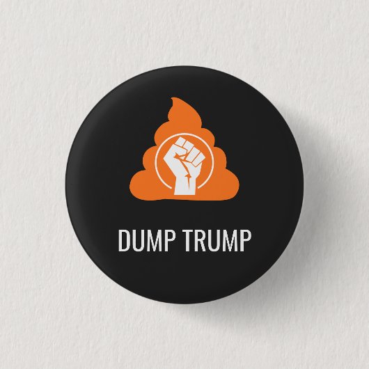 WEG MIT TRUMP T-Shirt Button (Vorderseite)