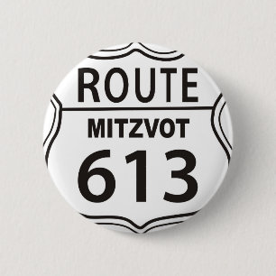 WEG MITZVOT 613 BUTTON